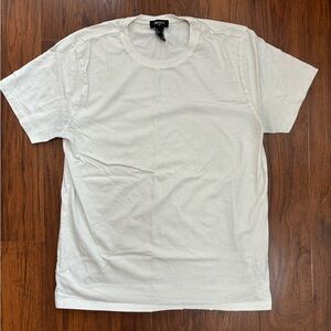 Forever 21 White Short Sleeve Tees Classic Cotton